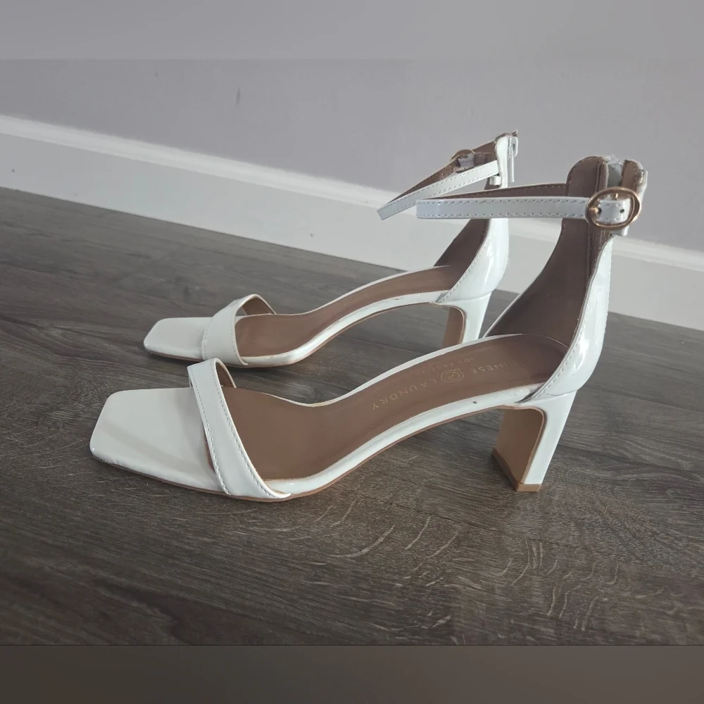 Chinese Laundry White Heels Size 6.5 - Picture 5 of 7